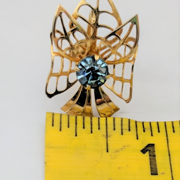 Vintage 1940s Screw Back Earrings Bugbee and Niles - Picture 4 of 5